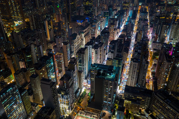 Hong Kong city night