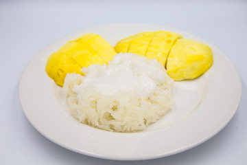 mango sticky rice dessert