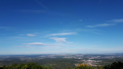Obraz premium Wolken über dem Land