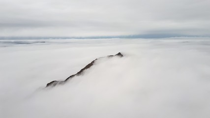 Nebel in den Alpen