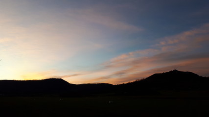Abendstimmung im Albvorland