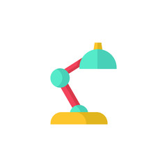 table lamp icon vector illustration flat design