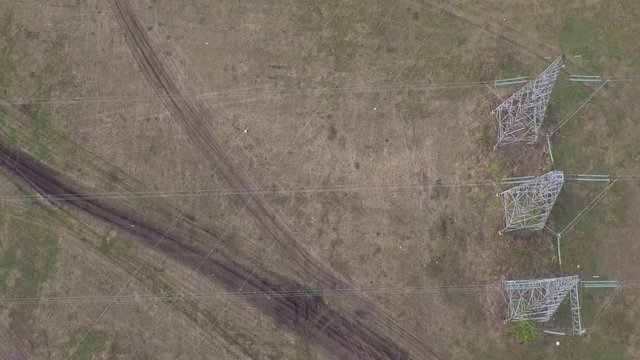 overfly powerful power substation