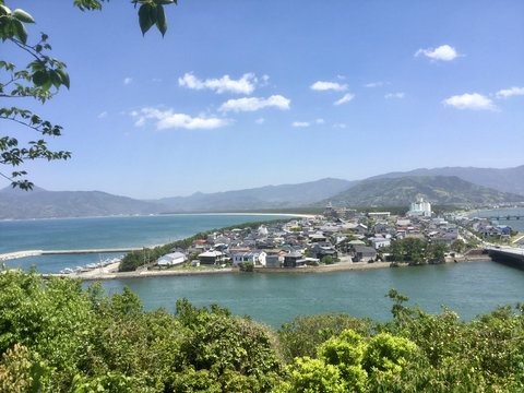 Scenery from Karatsu Castle in Saga