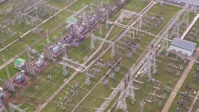 overfly powerful power substation