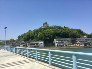 Karatsu Castle on Mt. Mitsushima in Saga