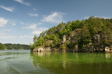 Orlík Reservoir  in Czech republic