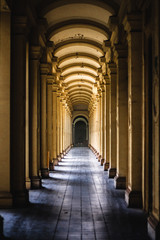 corridor in the old town