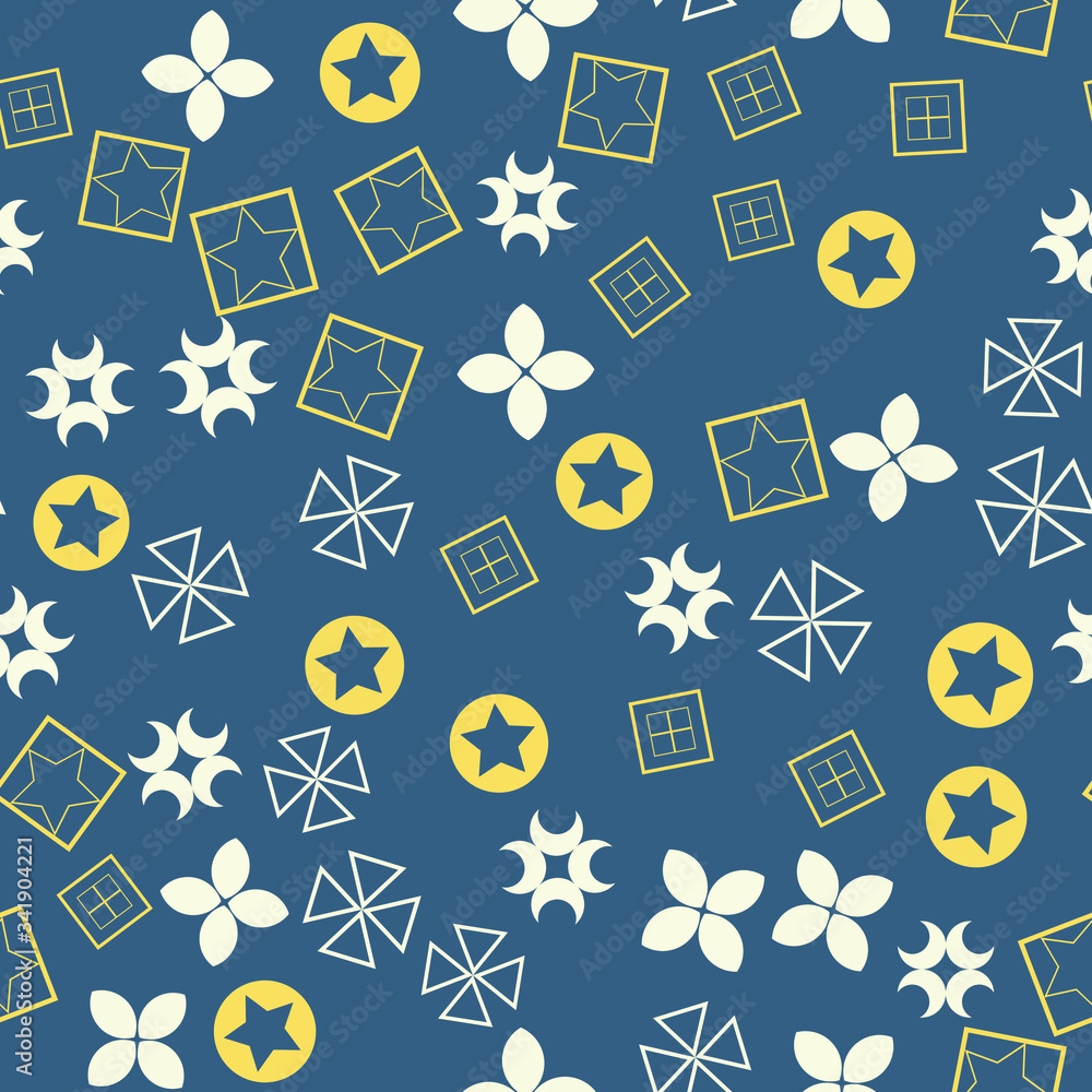 Poster flat geometric pattern texture. multicolor abstract background for print and textile