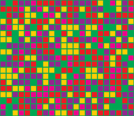 Fototapeta premium Color mosaic. Colorful background. Abstract seamless pattern. Vector illustration.
