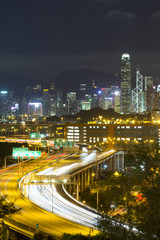 Obraz na płótnie Canvas traffic in hong kong