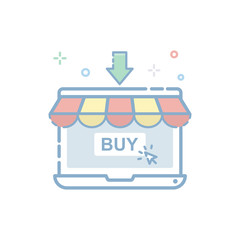 Buy Online Vector icon