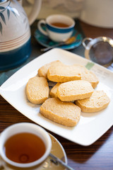 Shortbread with Lemon and Vanilla Beans for Afternoon Tea