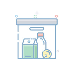 Local Market Place Vector icon