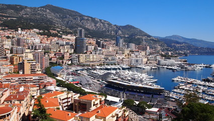 Fototapeta premium View of Monaco harbour