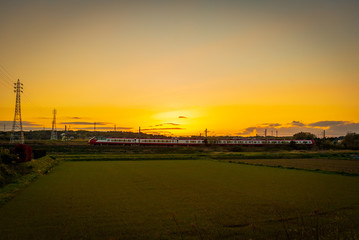 夕焼け列車
