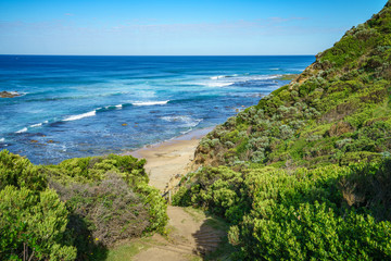 hiking the great ocean walk on wreck beach, victoria, australia