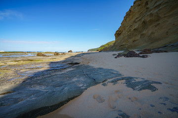hiking the great ocean walk on wreck beach, victoria, australia