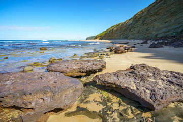 hiking the great ocean walk on wreck beach, victoria, australia