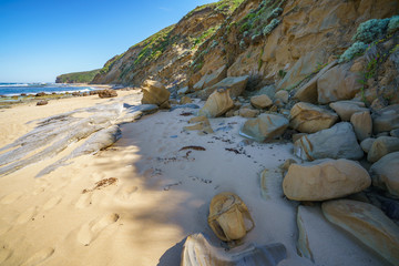 hiking the great ocean walk on wreck beach, victoria, australia