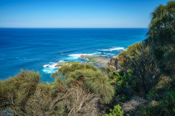 hiking the great ocean walk to milanesia beach, coast of victoria, australia