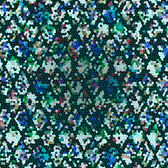 Seamless background pattern. Mosaic tile ornament pattern.