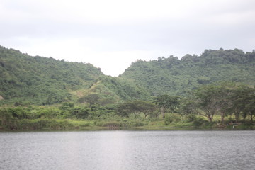 lake in the mountains