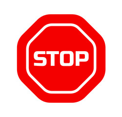 stop sign vector illustration