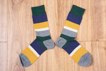 다양한 패턴의 양말