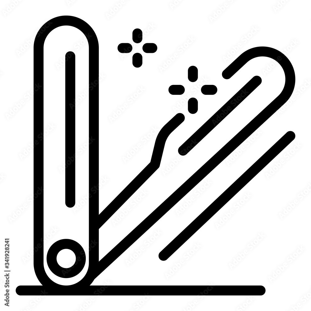 Poster old razor icon. outline old razor vector icon for web design isolated on white background