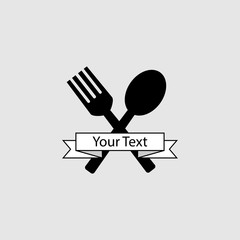 Fork and spoon icon - 341929068