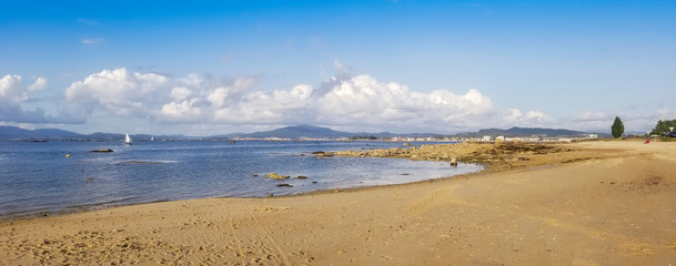Panoramic view of Aguiuncho beach