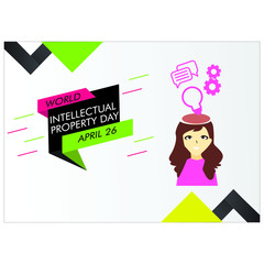 World Intellectual Property Day Vector Illustration