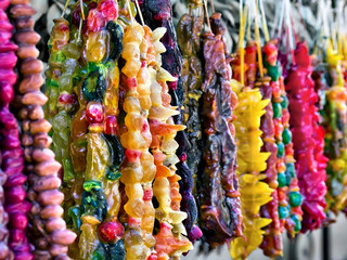 Fototapeta premium Eastern delicacy churchkhela