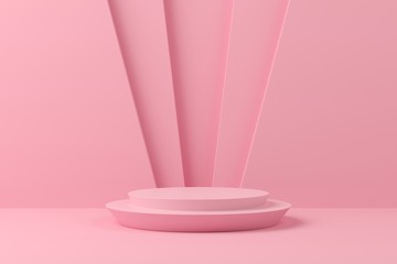 Abstract background, mock up scene geometry shape podium for product display. 3D rendering