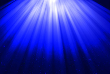 Abstract Rays Coming From The Upper Side Modern Dark Blue Design.