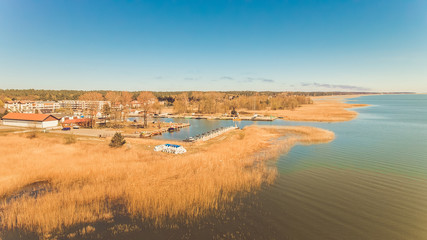 Kąty Rybackie Port nad Zalewem Wiślanym