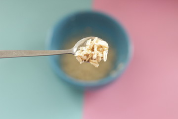 
porridge breakfast food oatmeal oatmeal porridge dinner lunch plate food blog