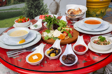 iftar dinner and various dishes