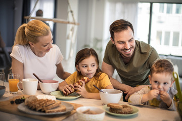 He really enjoys in he food.