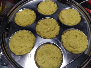 Mumbai, Maharastra/India- April 18 2020: A plate full of steam cooked rice dumplings kept in the mould utensils