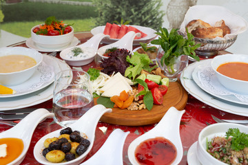 iftar dinner and various dishes