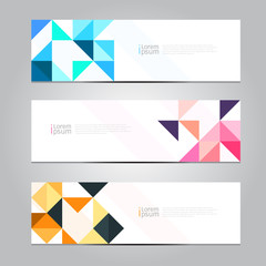 Naklejka premium Vector abstract design background texture banner template