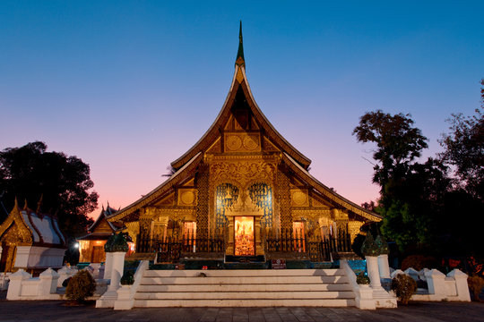 Wat Xieng Thong Buddhist Temple Luang Prabang Laos 