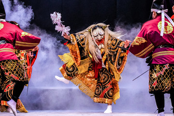 日本、広島、広島神楽、芸北神楽、神楽「紅葉狩」、鬼女大王、伝統芸能の魅力