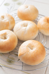 おうちでパン作り　プレーンベーグル
