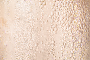 Water drops on the side of the flask.Background & Texture.