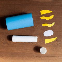 step by step instructions. Step 3 Create a paper craft from the toilet  sleeve. Cheerful halloween cute monster diy colored  scissors glue. Child tutorial education is an idea for creativity. Simple 