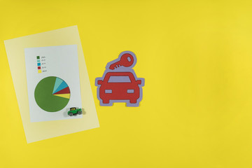 Obraz premium Concept of statistics