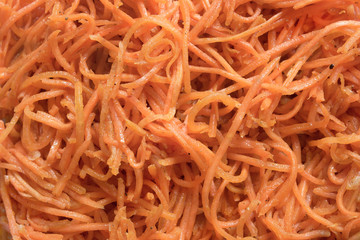 Sliced carrot background